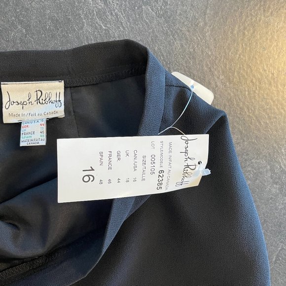 NEW Joseph Ribkoff Black Wide-leg Capri Pants - Picture 9 of 13